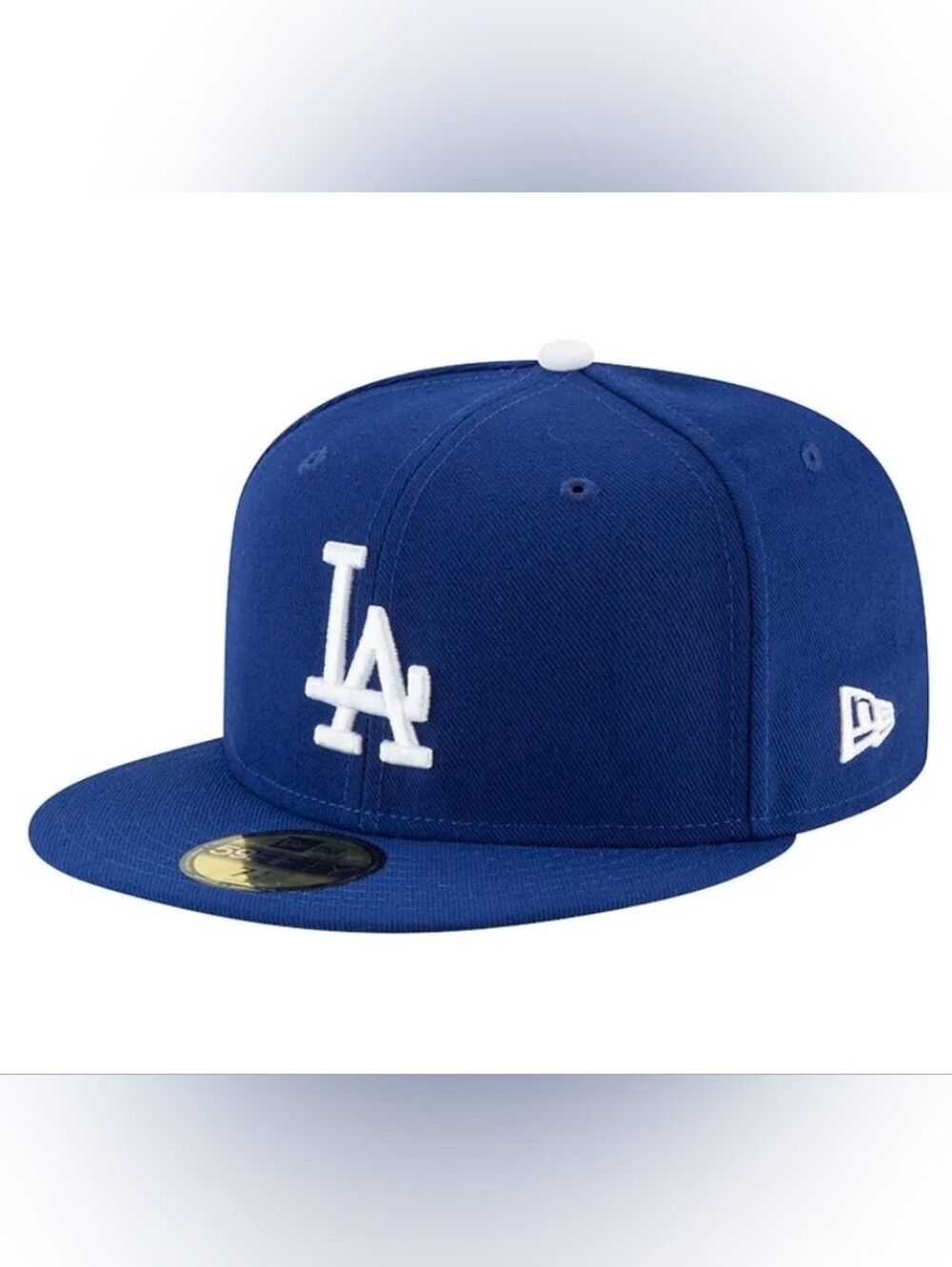 New Era 59Fifty Los Angeles Dodgers Blue Fitted Baseball Cap Sz 7